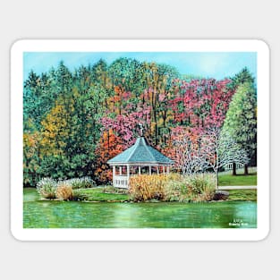 'AFTERNOONS IN BROYHILL PARK' Sticker